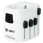 Adaptador de viaje universal profesional 120 países (GSC 0203397)