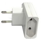 Adaptador en ángulo de 90° 250V 10A