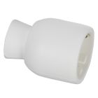 Base aérea bipolar imperdible con TTL blanca 16A 250V PVC (Legrand 050189)