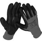 Guantes de protección de poliéster y nitrilo talla L (Mader 96311)