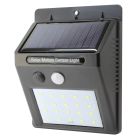 Aplique solar Led negro con sensor de movimiento 4W (Electro DH 81.774/N)