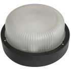 Aplique Led de exterior redondo negro 6W 4000°K IP44 (Fenoplástica 7210NLED)