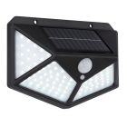 Aplique Led solar con sensor negro 13,5x9,7cm. 6000K IP44 (Globo Lighting 36490)