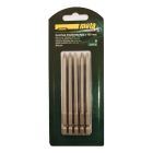 Pack 5 puntas atornilladoras Pozidriv PZ2 90mm 1/4" acero (Mota BPZ290)