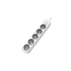 Base múltiple 5T con interruptor y cable 1,5m. blanco (F-Bright 1001713)