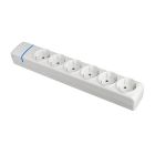 Base múltiple serie ION 6 tomas sin cable sin interruptor 16A 250V (Solera 8006P)