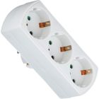 Multiconector triple Sucko blanco 3680W 230V (BB Electron 040309)