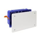 Caja de conexión para tabiques huecos fijación con bridas 8 entradas 188x148x50mm. Solera (5314GW)