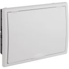 Caja empotrable 12 elementos cuadro y puerta blanco 377x220x72mm. (Solera 8688)