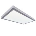 Panel superficie Led rectangular Kisongo 40W  4000Lm 6000°K 1200x300mm. Níquel  (GSC 203405040)