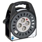 10m. extensible enrollacables 4 tomas 3x1,5mm IP20 (Simon EX921401)