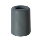 Tope alto gris para puertas ø38x51mm. (Köppels T1008G) (Blíster)