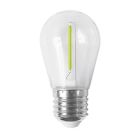 Lámpara Led filamento recto especial para guirnalda de goma E27 verde (F-Bright 2601497-V)