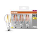 Pack de 3 lámparas estándar fil Led  E27 11W 2700K (Osram 4058075592438)