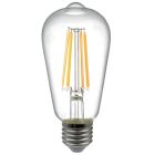 Lámpara pera fil LED Clara E27 12W 1600Lm 144x64mm. (B&B 121170)