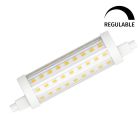 Lámpara Led Lineal regulable R7S 15W 2700°K 2000Lm 118mm. (Duralamp L2973W-D)