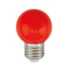 Lámpara esférica Led roja E27 1W (GSC 200605006)