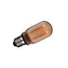 Lámpara tubular T45 cristal Led efecto incandescente ámbar 4W 1800°K (F-Bright 2601211)