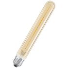 Lámpara tubular cristal Led edición Vintage 1906 Osram E27 4W 2400°K 28x204mm. (Osram 4058075808188)