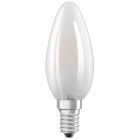 Lámpara vela cristal Led Retrofit mate E14 4W 2700°K 470Lm (Osram 4058075436503)