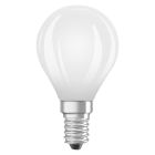 Lámpara esférica cristal Led Retrofit mate regulable E14 5W 4000°K 470Lm (Osram 4058075434646)