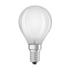 Lámpara esférica cristal mate Led E14 4W 2700K 470Lm (Bellalux 4058075115538)