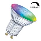 Lámpara dicroica Led Smart regulable RGB + 2700°K a 6500°K 5W 45° 350Lm GU10 (Ledvance 4058075485693)