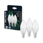 Pack de 3 lámparas Led vela 4,9W E14 4000K (Bellalux 4058075595484)