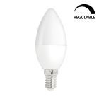 Lámpara vela Led regulable E14 6W 4000°K 500Lm (Spectrum WOJ+14382)