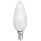 Lámpara vela Led E14 6W 3200°K 480Lm 160° 37x103mm. (Spectrum WOJ13026)