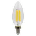 Lámpara led vela clara E14 6W 800Lm 3000K (B&B 121116)