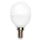 Lámpara esférica Led E14 6W 4000°K 470Lm 160° 45x80mm. (Spectrum WOJ13756)