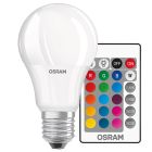 Lámpara standard Led Retrofit 2700°K + RGB con mando a distancia 9W 806Lm (Osram 4058075045675)