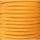 Tira 5 metros cable textil decorativo naranja claro liso mate (CIR62CM33)