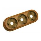 Peana de madera para caja universal 3 elementos miel (Fontini Garby 30 803 19 2)