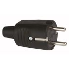 Clavija aérea goma TT negra 16A 230V  (Simon CL507415)