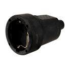 Base aérea de goma negra 16A 250V  (Simon Brico CL524115)