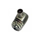 Conector PRO EasyF CEI macho acodado blindado niversal: ø 5...7,5mm (Televes 413210) (Granel)