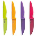 Cuchillo multiusos de acero inoxidable con funda en colores variados (Ibili 797500)