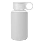 Botella gris de borosilicato y silicona para niños 200 ml. (Ibili 758910G)