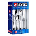 Set de 24 cubiertos de acero inoxidable gama Europa (Monix M180974)