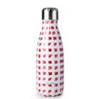 Botella termo de pared doble sin BPA inoxidable 18/10 335 ml. Doodle (Ibili 758435K)