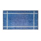 Alfombra de baño textil Milos azul marino 75x40cm (Dintex 04301)