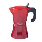 Cafetera de inducción "Petra" roja 6 tazas (Oroley 215090311)