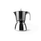 Cafetera de aluminio "Elba Black" 3 tazas (Ibili 629203)