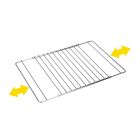 Rejilla para horno extensible de 38,5 a 55cm x 31,5cm (Sauvic 2545)