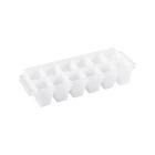 Pack de 2 cubiteras blancas 12 hielos 260x95x45mm.