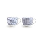 Taza de desayuno azul porcelana Jumbo Ø10cm (Ibili 693745)