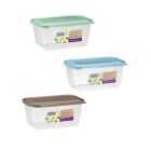 Taper de plástico rectangular con tapa 1,5 L Aral Micro  (Plastic 1158)