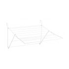 Tendedero de balcón plegable blanco 61x87x32mm. (Sauvic 88827)